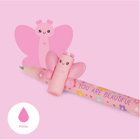 Legami Penna Gel Cancellabile Tema Farfalla - Erasable Pen