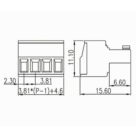 Connettore ad innesto per schede elettroniche stufe a pellet 14709023