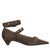 Lella Baldi Scarpe con Tacco Marrone da donna