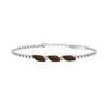 Bracciale MASERATI uomo Signature acciaio / marrone