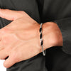Bracciale MASERATI uomo Signature acciaio / marrone