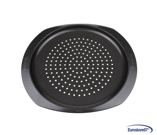 PIATTO PIZZA TEGLIA ANTIADERENTE FORATA DA 30cm WHIRLPOOL 481281718796 ORIGINALE