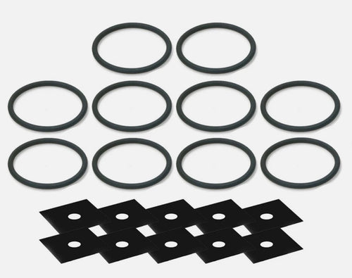 KIT 10 GUARNIZIONI E 10 SPESSORI PER MACCHINA DA CAFFÈ DIDIESSE FROG