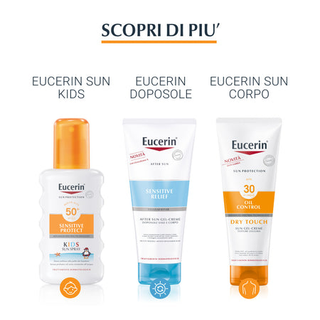 Eucerin Sun Protection Photoaging Control Tinted gel-crema solare viso colorazione media anti-età SPF50+ 50ml