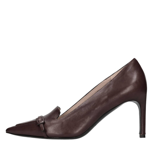 DEL CARLO Scarpe con Tacco Marrone da donna