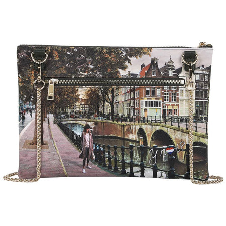YNot borsa piatta clutch AMSTERDAM BRIDGE YES605F6