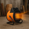 Stufa Elettrica Ceramica Industriale 3000W Termoventilatore Portatile Inclinabile