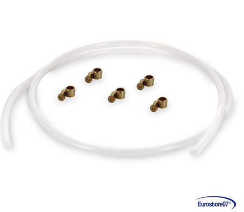 macchina caffe' Tubo ptfe - 100cm + 5 boccole 5 rinforzi Ø 4*6mm
