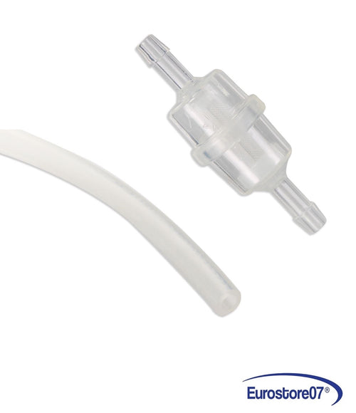 macchina caffe' Kit tubo pescante in silicone Ø 5x8mm - 60cm + filtro 6mm