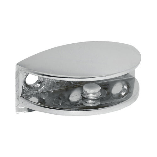 Reggimensola in zama cromata lucida per vetri