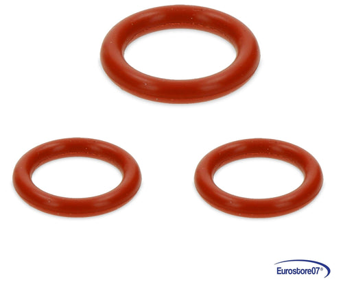 Guarnizione O-ring 0090-20 9X2,00 mm Silicone Rosso 996530059399 -- PZ 3