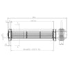 Ventola tangenziale FERGAS 4F32578 stufe a pellet 14706051