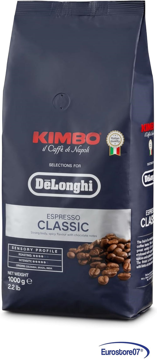 CONFEZIONE CAFFÈ - CLASSICO -- 1KG KIMBO ORIGINALE MACCHINA DA CAFFÈ DE LONGHI