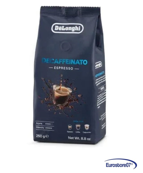 CONFEZIONE CAFFÈ DECAFFEINATO GRANI 250G ORIGINALE MACCHINA DA CAFFÈ DE LONGHI