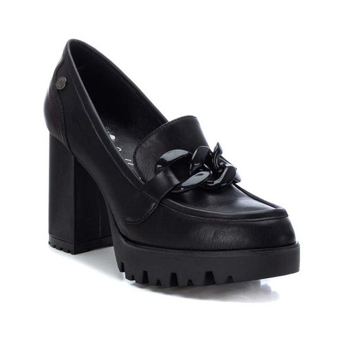 XTI Mocassino donna con tacco nero 14058402