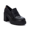 XTI Mocassino donna con tacco nero 14168201