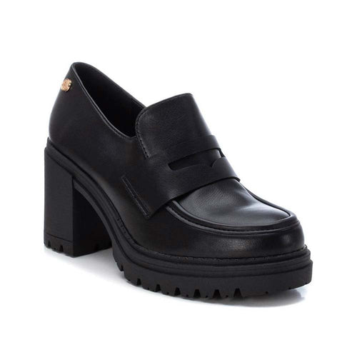 XTI Mocassino donna con tacco nero 14168201