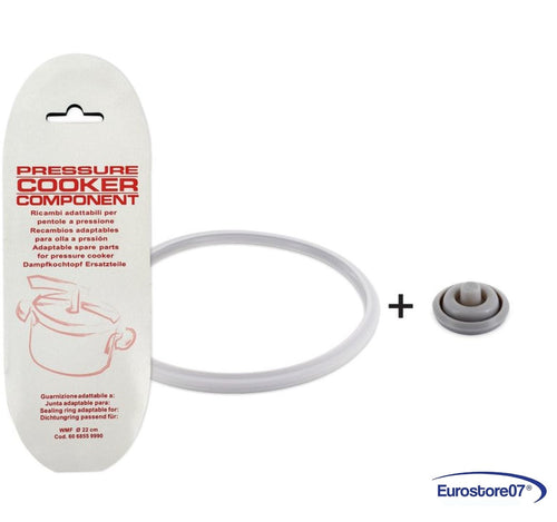 Guarnizione pentola a pressione Ø 22cm + guarnizione per indicatore di pressione