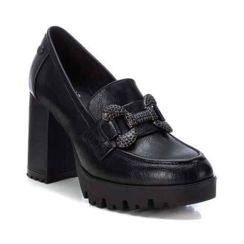 XTI Mocassino donna con tacco nero 14347101
