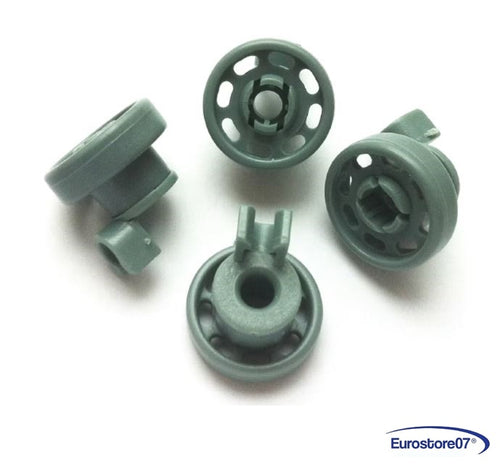 KIT RUOTA CESTELLO LAVASTOVIGLIE BOSCH (00066321, 00424717 HOTPOINT INDESIT 4PZ