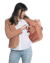 Classic 712 - Giacca Donna in Vera Pelle Camoscio Rosa Pesca