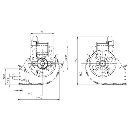 Ventola tangenziale TRIAL THS27B5-007 stufe a pellet 14706091