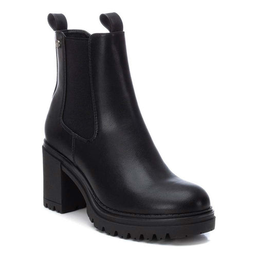 XTI Stivaletto donna con tacco nero 14342901
