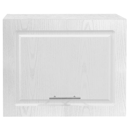 Mobile Cucina Pensile 1 Anta Ribaltabile Legno Bianco Frass. Classico 60x32 H49cm