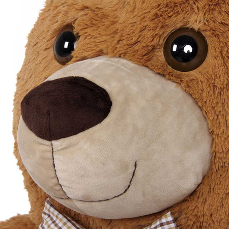 Peluche Orso Gigante XXL 140cm Orsacchiotto Morbido Marrone per Bambini