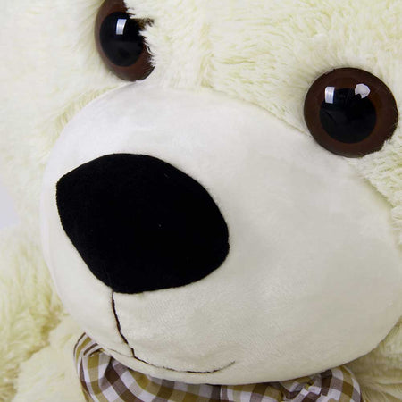 Peluche Orso Gigante XXL 140cm Orsacchiotto Morbido Beige per Bambini