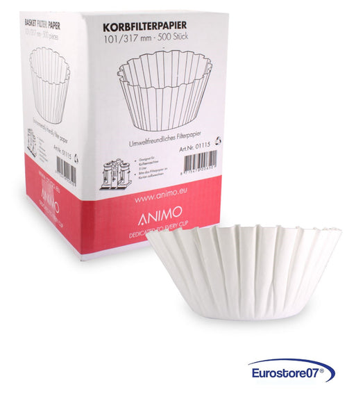 Macchina caffe' Filtro carta a cesto Ø101/317mm - Animo 01115 PZ 500