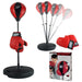 Punching Ball Bambini Regolabile 81-124 cm con Guantoni e Base Riempibile