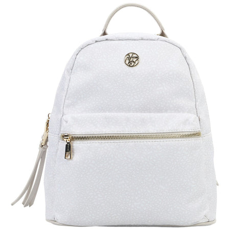 YNot zaino latte in tessuto logato linea Cloud CLO026S4