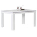 Tavolo per Sala da Pranzo Fisso 120x80 H74cm Bianco e Top 18mm Moderno