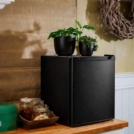 Frigo Bar 45 Litri Minibar Silenzioso 39 DB Frigorifero Elettrico Nero 50 cm