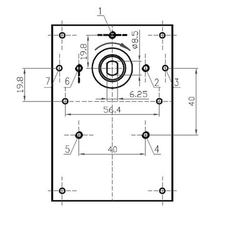 Motoriduttore Kenta K9177315 stufe a pellet 14702082