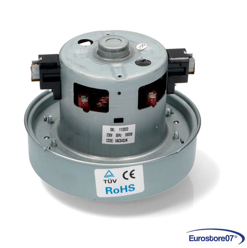 Motore aspirapolvere MULTIMARCA Altezza: 118mm, Ø134,5mm. 1600W, 220V, 50Hz.