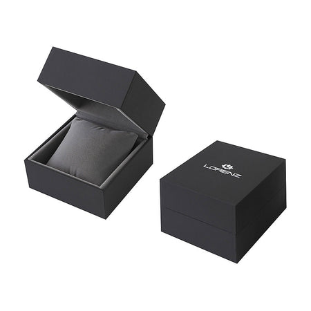Orologio LORENZ uomo Luminous datario acciaio / nero