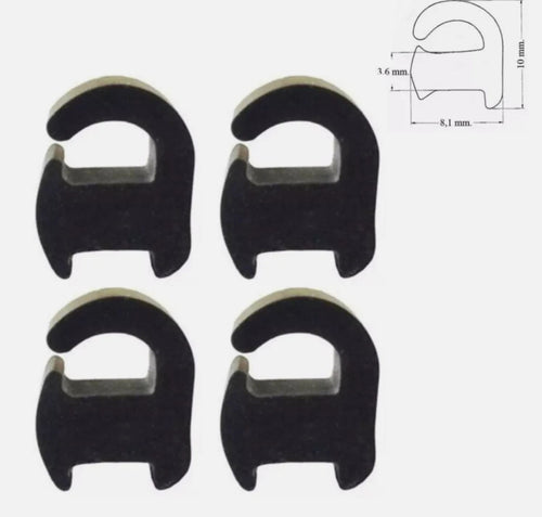 Kit 4 gommini griglie cucina Hotpoint Ariston paracolpi antigraffio C00039148