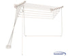 STENDIBIANCHERIA STENDINO DA PARETE O SOFFITTO CM cm.100x43x135h. 6 bacchette