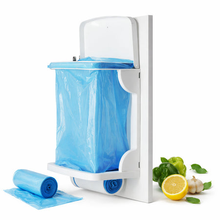 Pattumiera Cucina 10LT con Coperchio da Anta Mobile Plastica PP Salvaspazio