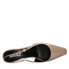 Versace Scarpe con Tacco Nude da donna