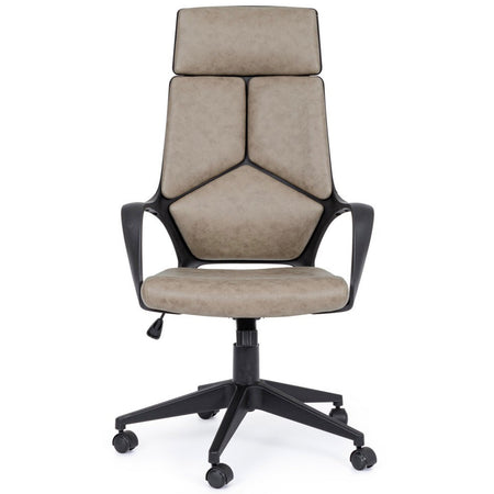 Sedia da ufficio ergonomica "Damon" presidenziale con braccioli