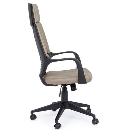 Sedia da ufficio ergonomica "Damon" presidenziale con braccioli