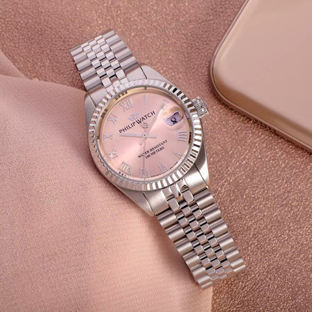 Orologio PHILIP WATCH donna Caribe data acciaio / rosa