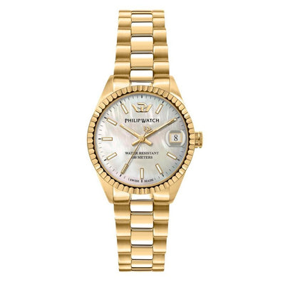 Orologio PHILIP WATCH donna Caribe data dorato / madreperla