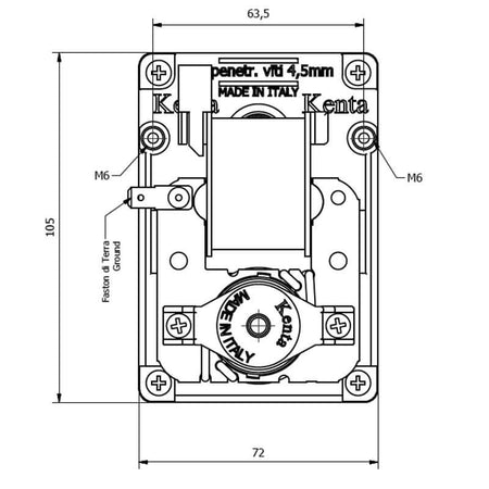 Motoriduttore Kenta K9177290 stufe a pellet 14702067
