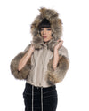 Bea - Giacca Donna Avorio in vero Montone Shearling