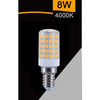 Lampadina Led E14 8w 880lm Tubolare Luce Fredda Calda Naturale Sparac-e14-8w-ce1