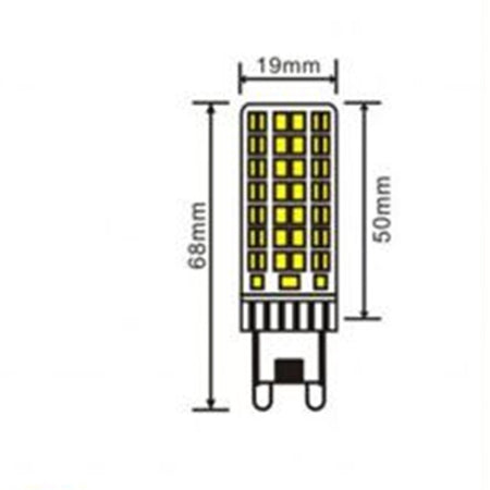 Lampadina Tubolare Led G9 7 Watt 770lm Luce 4000k 3000k 6500k Sparac-g9-7w-ce2-n